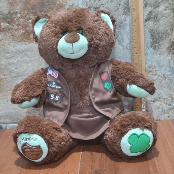 Build A Bear Workshop Thin Mints Girl Scouts Plush Stuffed Animal - Picture 8 of 13